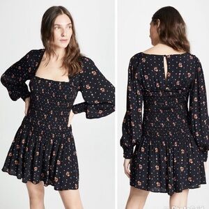 NWT Free People Two Faces Mini Dress